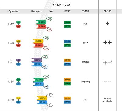 The IL-12 Cytokine and Receptor Family in Graft-vs.-Host Disease